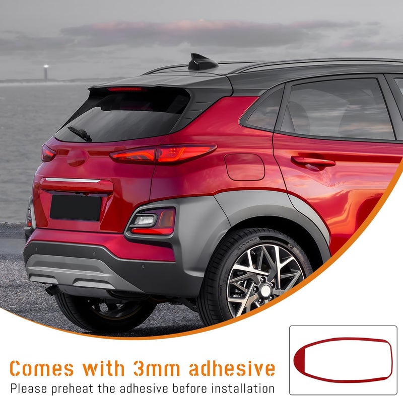 AMSPRAC Shark Fin Antenna Cover,Car Roof Antenna Caps Compatible with Hyundai Kona 2018 2019 2020 2021 2022 2023,for Kia Sorento 2019-2020,96210-J9300,Antenna Topper Cover with Chip,Glossy Black - Image 4